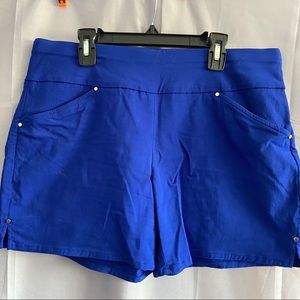 INC Bright Blue Pull-On Shorts 10